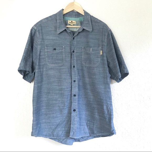 Woolrich Other - Woolrich Mens Denim Chambray Short Sleeve Shirt